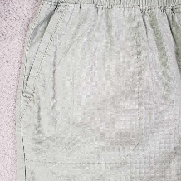 Talbots Pants Women’s Plus Size 1X Green Wide Leg Crop Nantucket Viscose Cotton - Picture 4 of 9